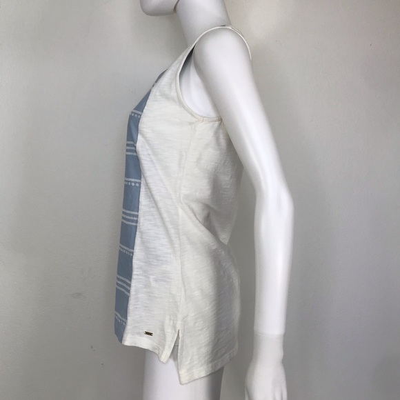 Tommy Hilfiger Cotton top blue sleeveless top size S - Picture 9 of 11